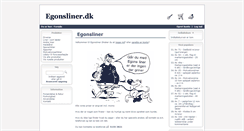 Desktop Screenshot of egonsliner.dk