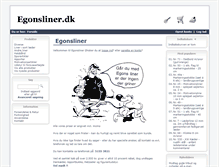 Tablet Screenshot of egonsliner.dk